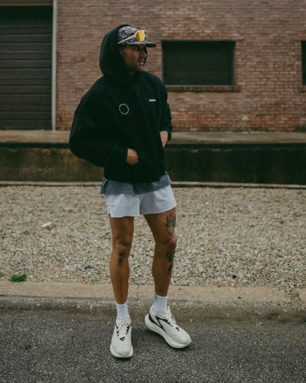 Unisex Cropped Hoodie - Black