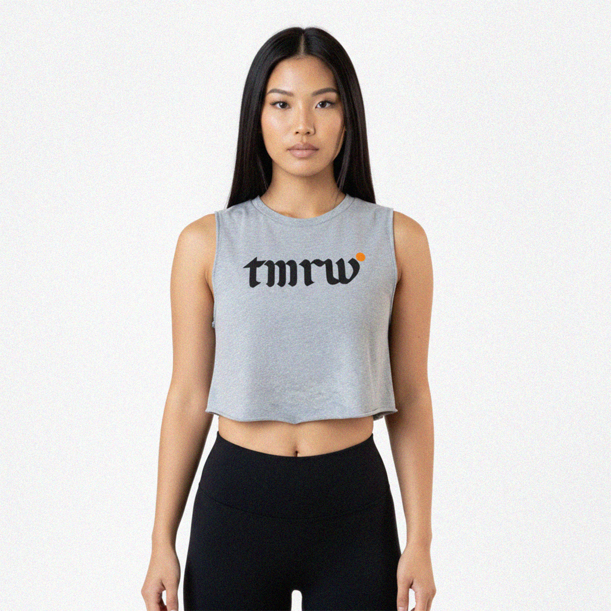TMRW Logo Crop - Athletic Grey