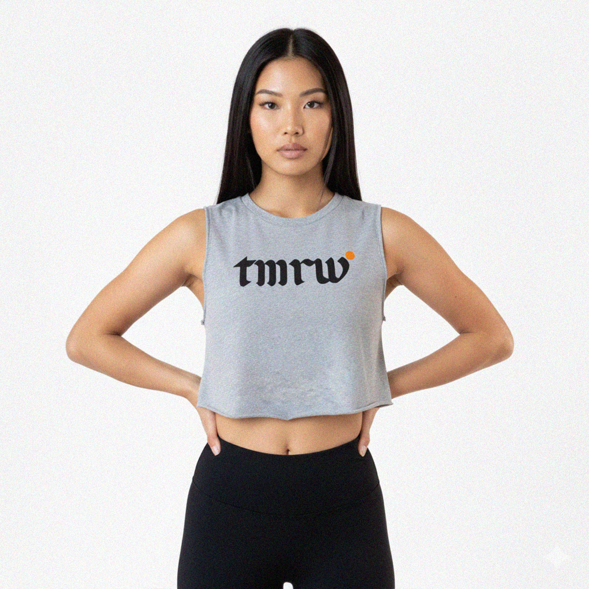 TMRW Logo Crop - Athletic Grey