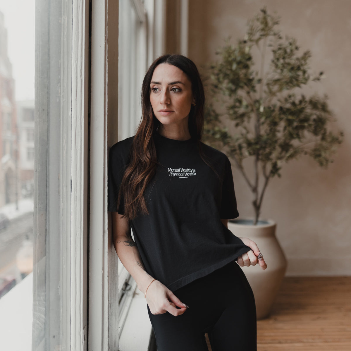 Women's Warmup Tee Black - Pre Order